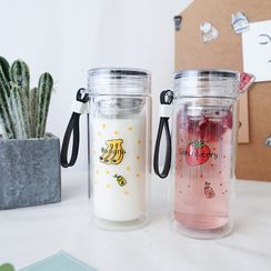 KITCHI - 260ml Glass Water Bottle KITCHI - 260ml Glass Water Bottle