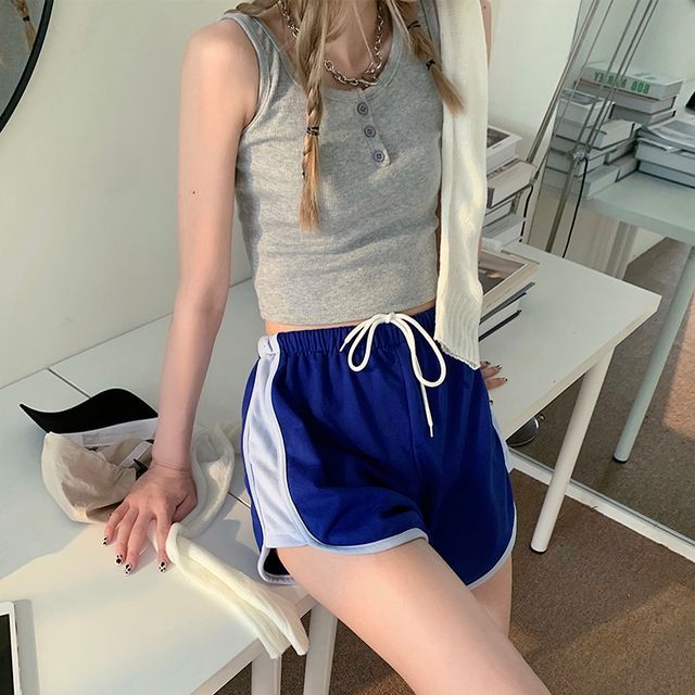 Everose-Two Tone Sweatshorts