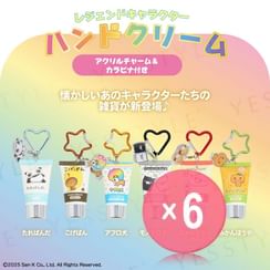 SHOBIDO - San-X Legend Character Secret Acrylic Charm Hand Cream (x6) (Bulk Box)