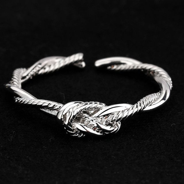 Chimerro-Alloy Knot Open Ring