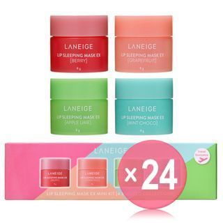 LANEIGE - Lip Sleeping Mask EX Mini Kit 4 Scented Collections (x24) (Bulk Box)