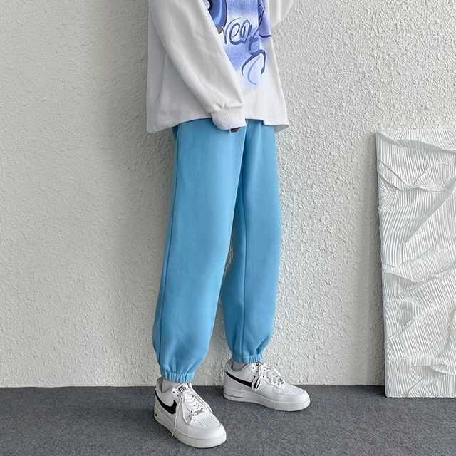 Koiyua-Mid Rise Plain Harem Pants