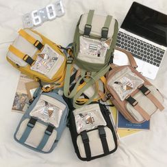 Novila - 双色尼龙斜挎包 Novila - 双色尼龙斜挎包