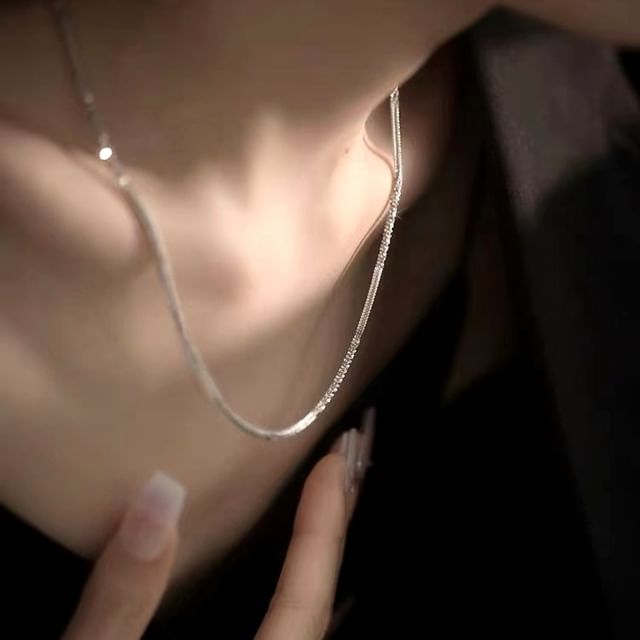 Toinianimos-S925 Sterling Silver Choker