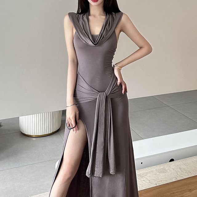 halter neck indian dress Aura Halter Neck Maxi Dress XS main image 1