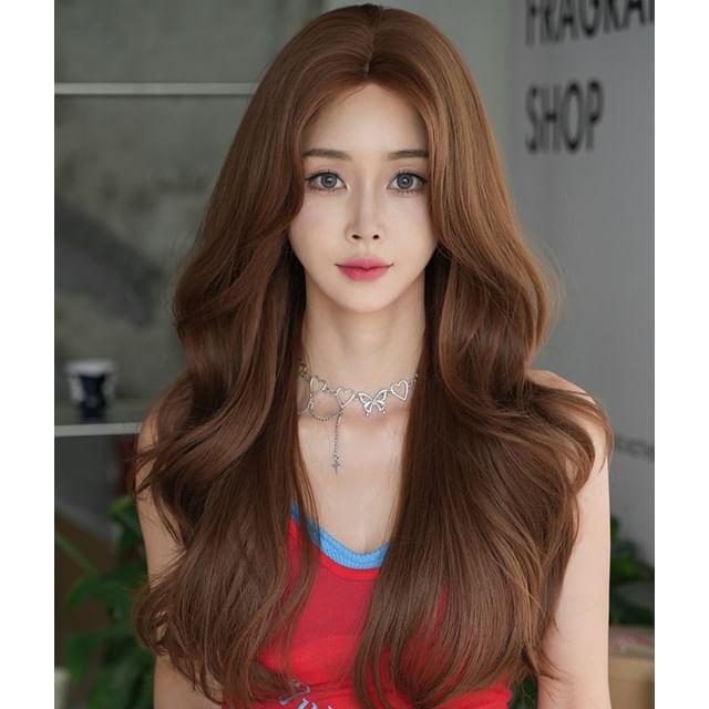SEVENQ-Long Full Wig - Wavy