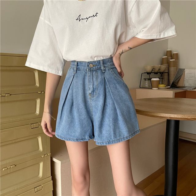 Everose-Denim Shorts