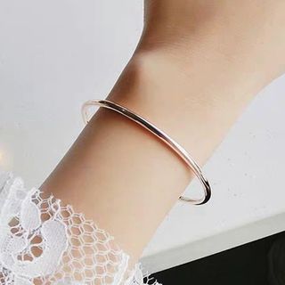 Tinseltown-Steel Circle Bangle