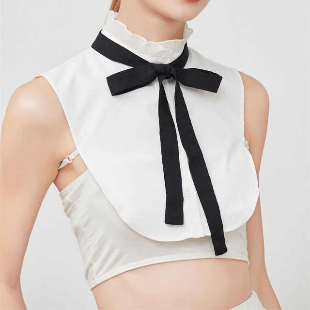 MIOW-Tie Neck Decorative Collar