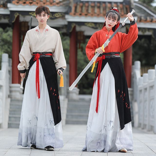 Tangier - Couple Matching Embroidered Traditional Chinese Costume Set ...