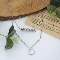 DANI LOVE - Pendant Layered Necklace DANI LOVE - Pendant Layered Necklace