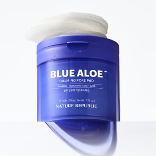 NATURE REPUBLIC - Blue Aloe Calming Pore Pad