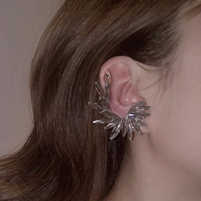 Chimerro-Rhinestone Crystal Ear Jacket