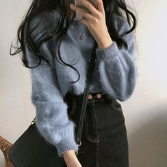 Serendipitous - Furry-Knit Sweater Serendipitous - Furry-Knit Sweater