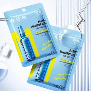 SADOER - 8 Fold Hyaluronic Acid Ampoule Facial Mask - 6 Types