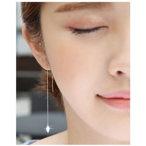 Korean threader earrings discount