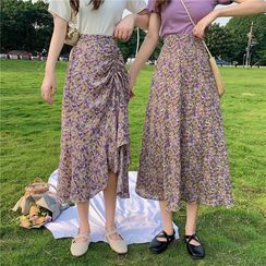 KAKAGA - Floral Midi Skirt KAKAGA - Floral Midi Skirt