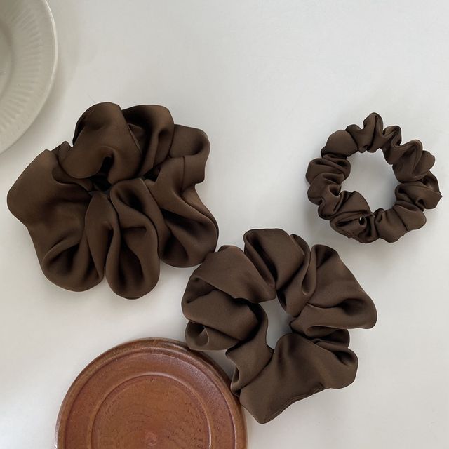 enthice-Plain Fabric Scrunchie various designs