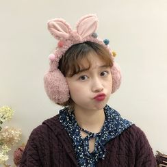 GULB - Rabbit Ear Chenille Earmuffs GULB - Rabbit Ear Chenille Earmuffs