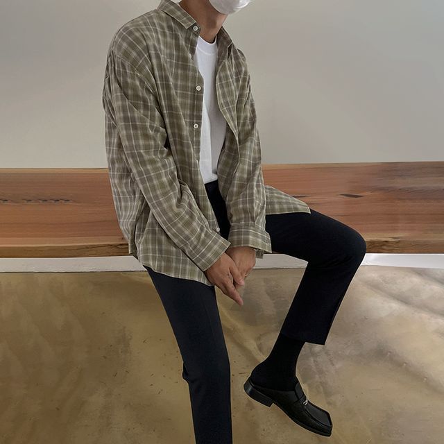 MRCYC-Plaid Shirt Jacket