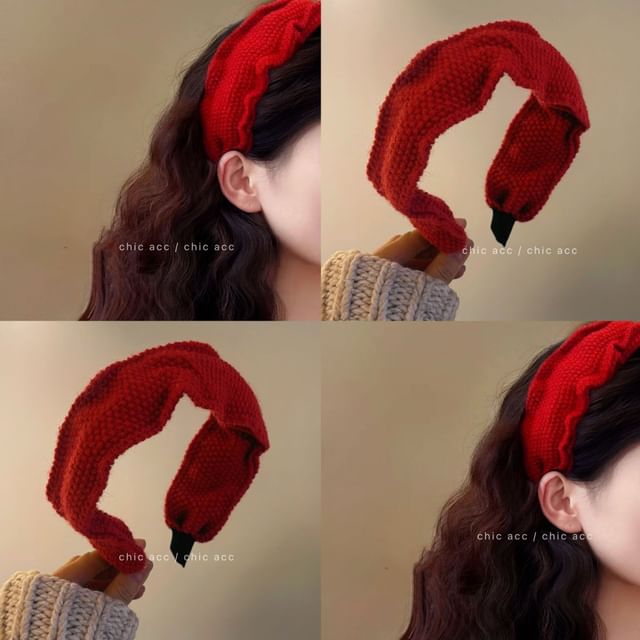 Mentosi-Shirred Knit Headband