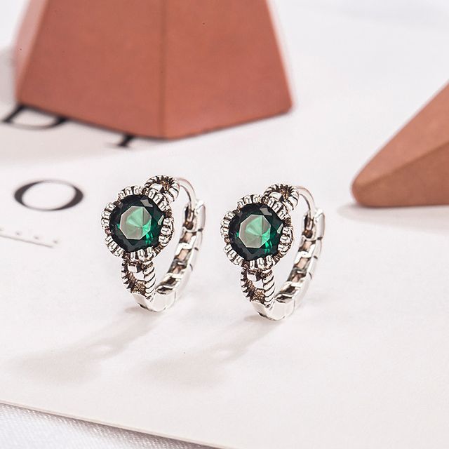 Forainer-Gemstone Drop Earring