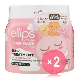 ellips - Kakao Friends Vitamin Hair Mask Vitamin Hair Treatment 2pcs Bundle Set