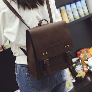 Musa Fiber Backpack MUSA - Faux Leather Backpack | YesStyle