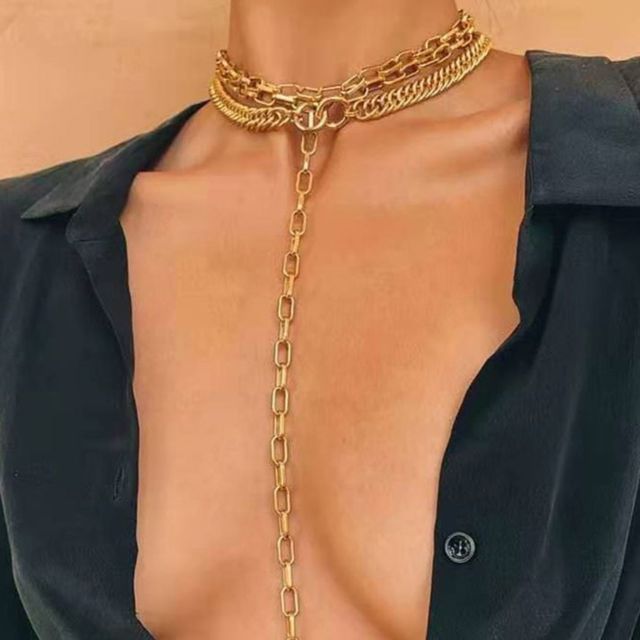 Sharkkira-Chain Layered Necklace