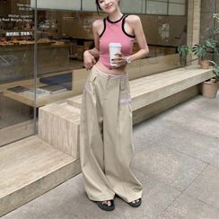 Magma - High-Waist Wide-Leg Dress Pants