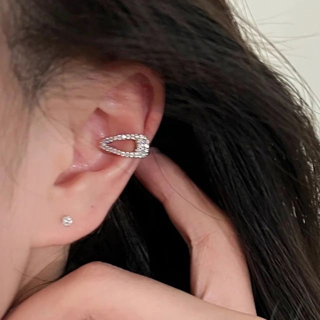 Jael-Rhinestone Ear Cuff Set