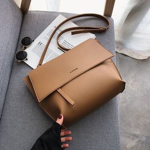 Fionne Faux Leather Shoulder Bag YesStyle