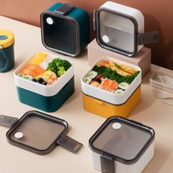 Set of 4: Plastic Mini Food Container / Squeeze Bottle (Various Designs)