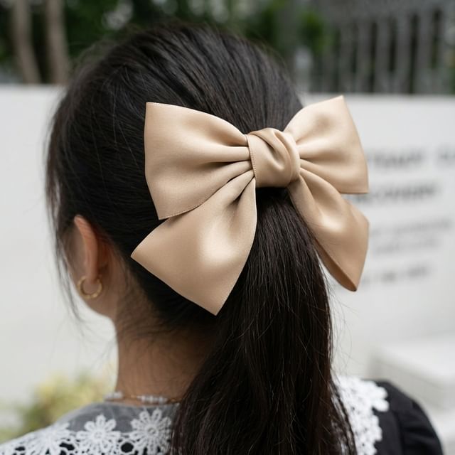 Ordinario-Satin Bow Barrette