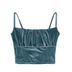 JIN STUDIOS - Velvet Cropped Camisole Top JIN STUDIOS - Velvet Cropped Camisole Top