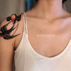 HANZ HAZEL - Bird Temporary Tattoo Sticker HANZ HAZEL - Bird Temporary Tattoo Sticker