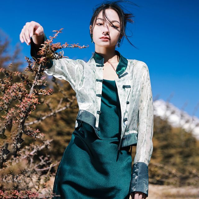 Nekomata-Knot Button Jacket