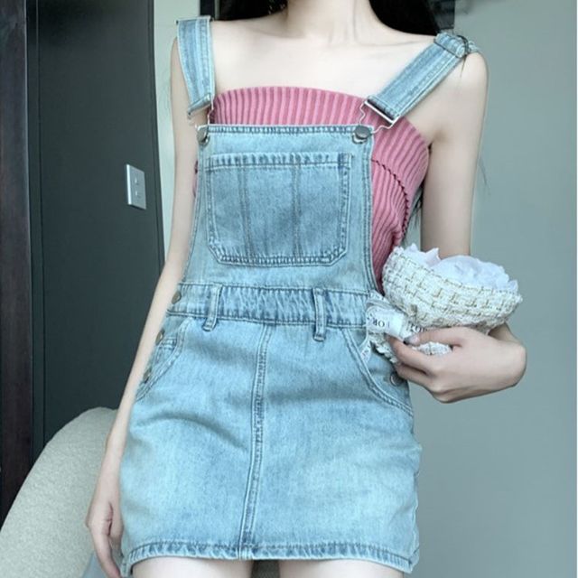 chinese dress ladies Striped Overall Dress – FEHRNVI