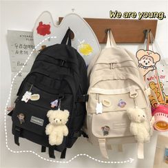 Novila(ノビラ) - Buckled Nylon Backpack Novila(ノビラ) - Buckled Nylon Backpack