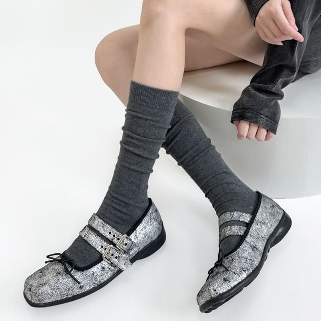 Gentiana-Plain Socks