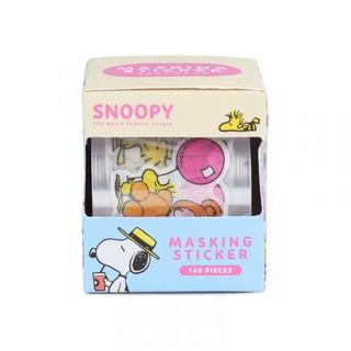 TANBAYA - PEANUTS Snoopy Masking Sticker in Box (Pose PEANUTS PLAY WITH ...
