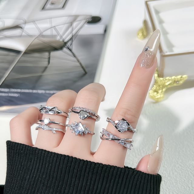 Seirios-Rhinestone CZ Ring