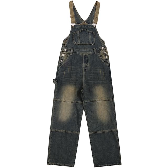 CHIC ERRO-Washed Loose Fit Jumper Jeans