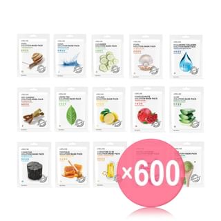 LEBELAGE - Solution Mask Pack - 15 Types (x600) (Bulk Box)