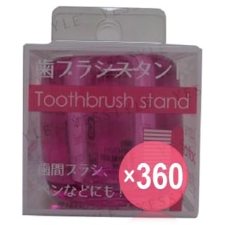 Lifellenge - Toothbrush Stand 3-06 Clear Purple (x360) (Bulk Box)