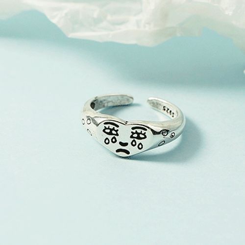 Crying heart online ring