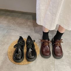 miss baby(ミスベイビー) - Lace-Up Patent Shoes miss baby(ミスベイビー) - Lace-Up Patent Shoes