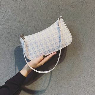 tartan shoulder bag