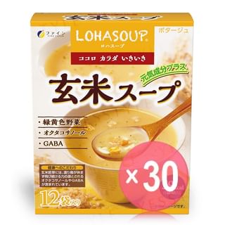 FINE JAPAN - Lohasoup Brown Rice Soup (x30) (Bulk Box)