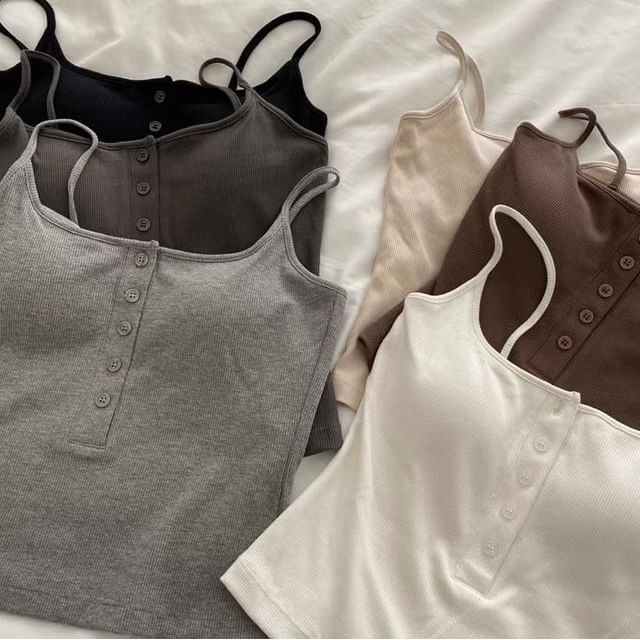 Wildery-Henley Plain Cami Top